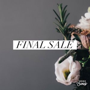 FINAL SALE ITEMS